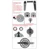 RIRO Carbon Fiber Road Crankset 29MM 50-34/52-36/53-39T Compatible with 11/12 Speed Shimano Direct Mount /110/130BCD Chainrings