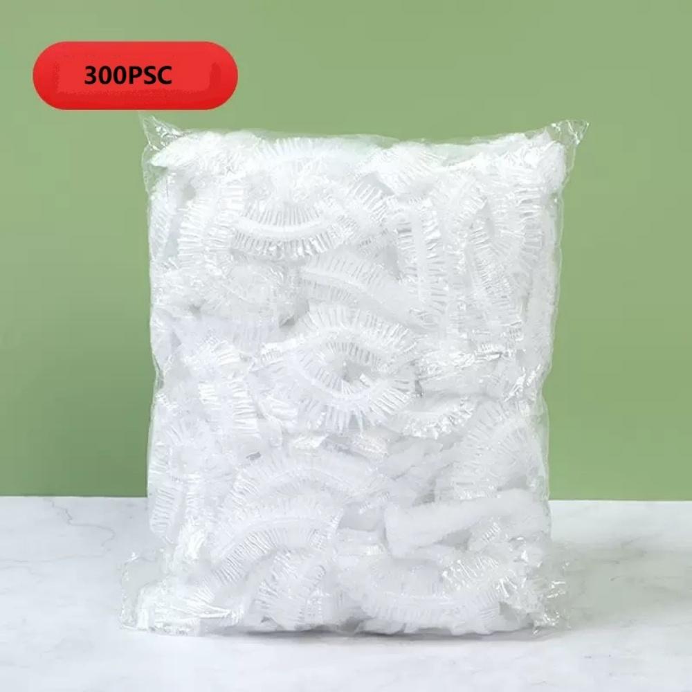 

300pcs Stretchable Food Wrap - Elastic Disposable Cling Film for Kitchen & Restaurant - Transparent, Anti-Odor, Food Contac