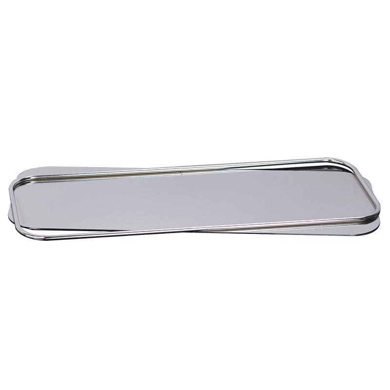 Modern Simple Creative Misaligned Tray Display Model House Sales Department Exhibition Hall Minimalist Rectangular Storage Tray Decoration