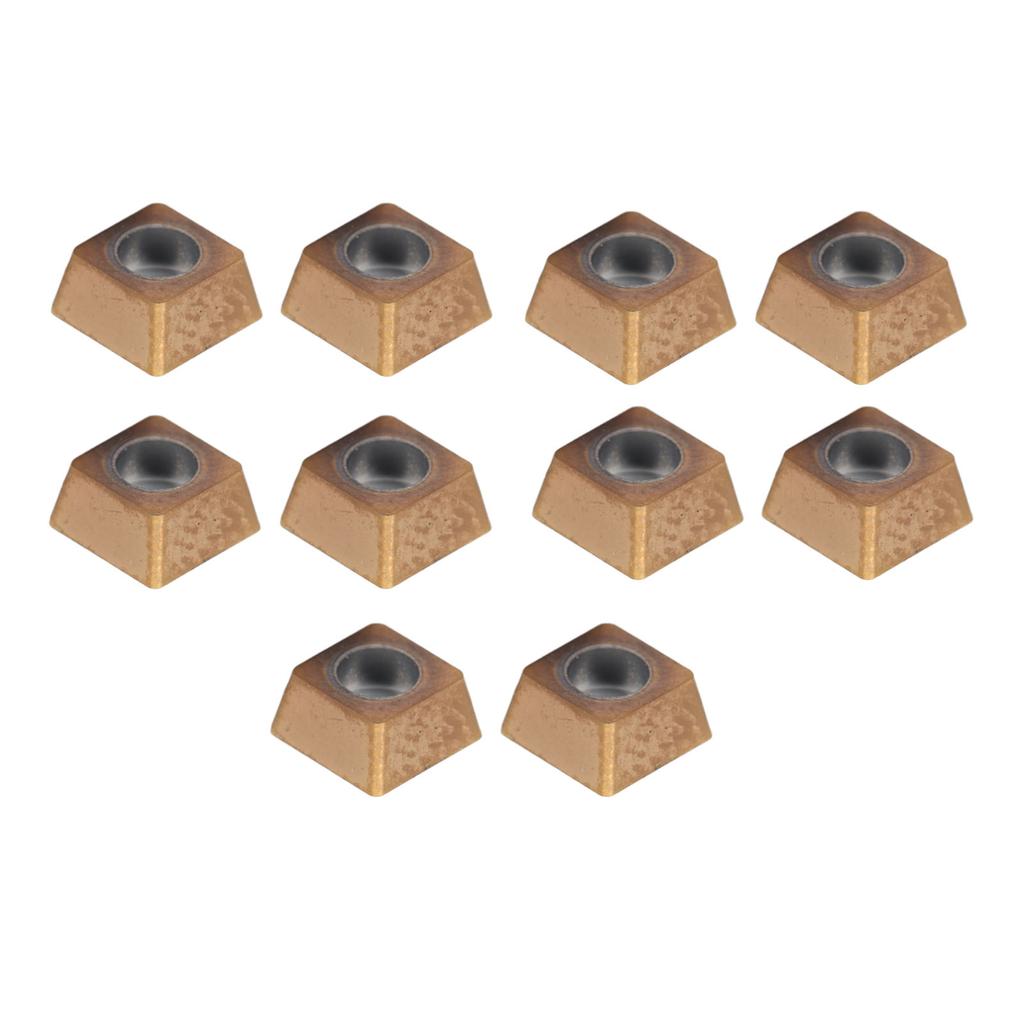10Pcs Turning Insert Carbide Blade Lathe Cutter Milling CNC Tool Set Kit SPMT040204HD