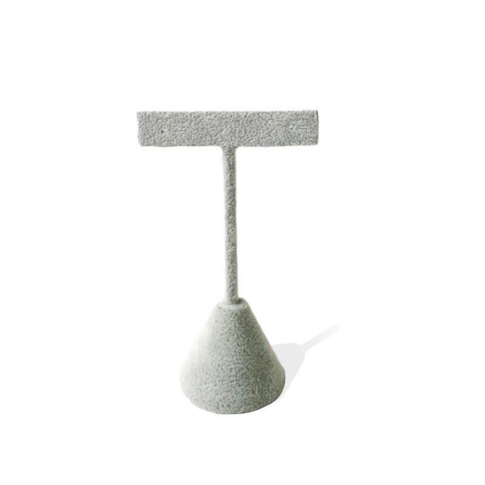 Exquisite Velvet Earrings Display Rack T-Shape Earrings Display Stand Earrings Holder  Decoration
