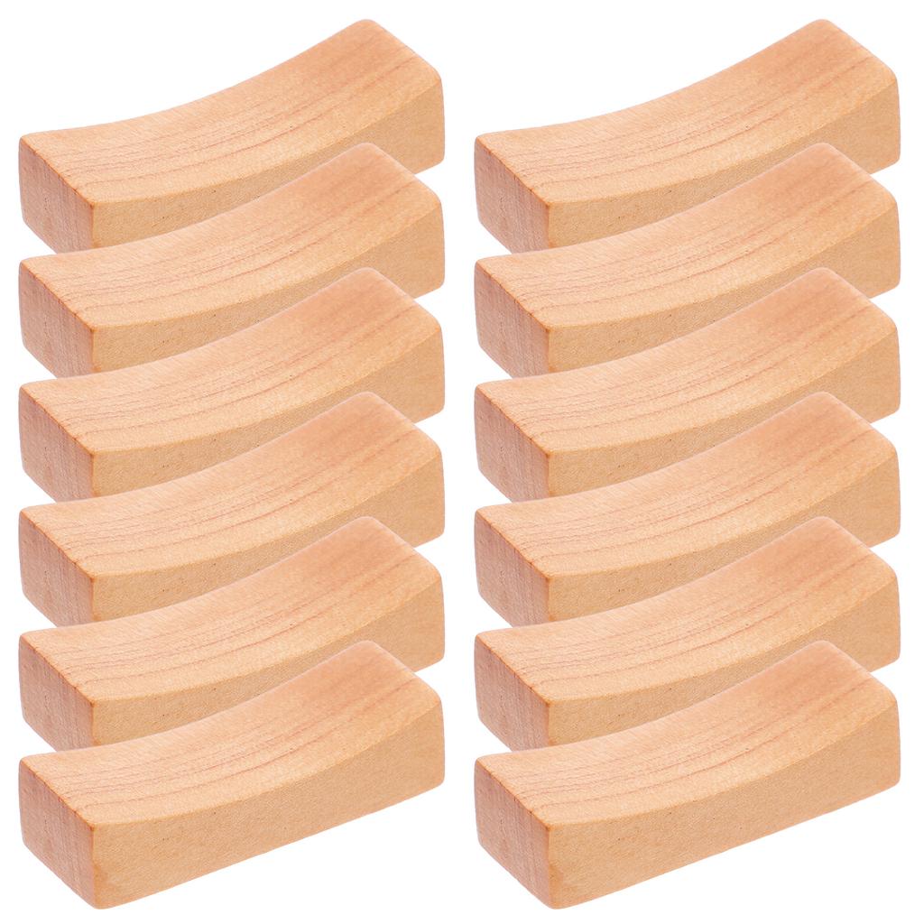 12 Stück Japanischer Stil Holz Essstäbchenablagen Löffel Gabel Messer Ständer Halter Essstäbchenablagen Geschirr