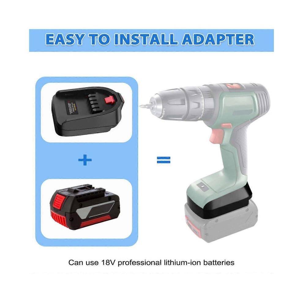 Adattatore Convertitore BOSB18C Utilizzare per Batteria Bosch 18V Li-Ion BAT618 su Home Lithium Electrical Power T