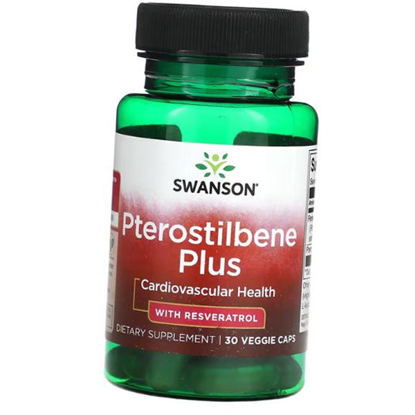 

Pterostilbene Plus with Resveratrol, Swanson 30vegcaps (70280063) 30vcaps