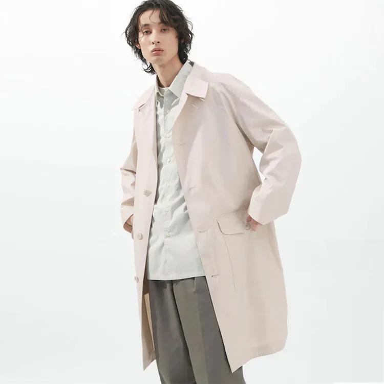 UNIQLO U Trench Coat Men's Lead Gray (Unisex) Trench Coats 457988 06