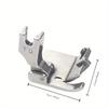 1ks T9/F99 Nastavitelná Multifunkční Patka Lemovací Skládaná Válcová Vodicí Patka pro Průmyslový Šicí Stroj s Plochým Ložem