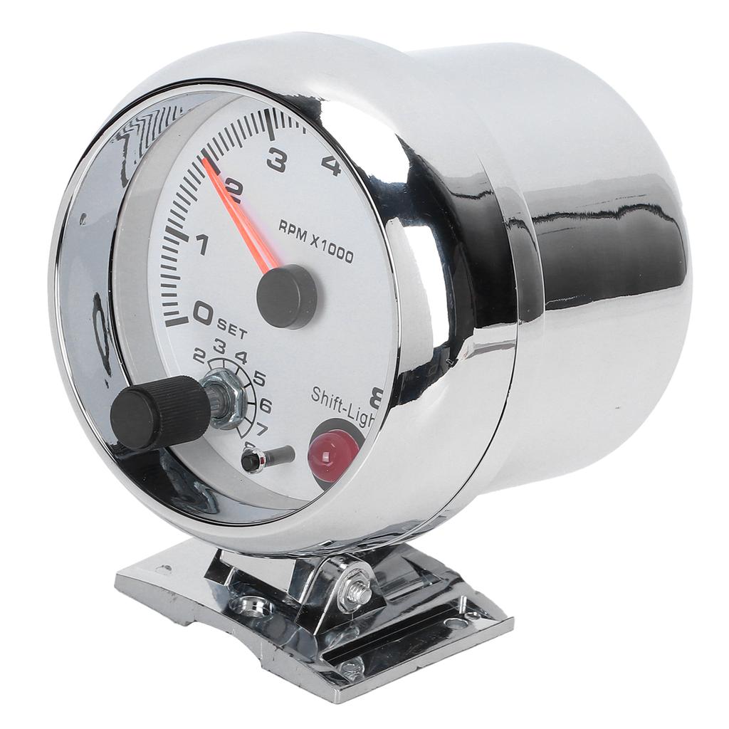 Tachometer 3.75in 0?8000 RPM 7 Color Background Lights for 468 Cylinder 12V Gasoline?Powered