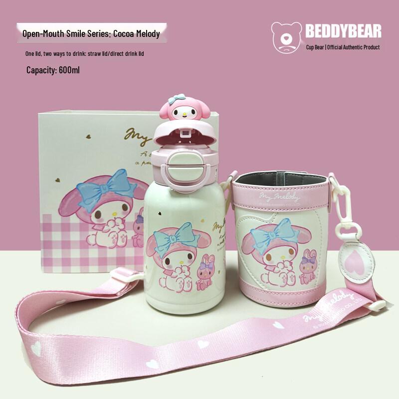 ZISIZ Kuromi Character Pottery Insulated Thermos Cup