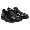 Kickers Girls Stardust Patent Leather T-Bar School Shoes