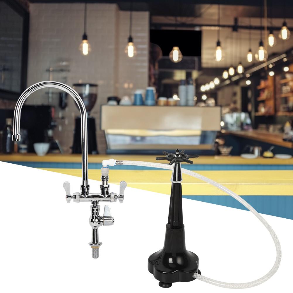 Commercial Coffee Shop Bar Cup Washer Cleaner Rinser with Single Temperature Water Faucet Kit