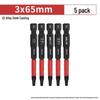 Hexagonal Anti-Slip S2 Alloy Steel Magnetic Screwdriver Bits for Electric Drills