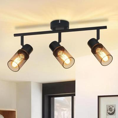 Ceiling Spot Light - NETTLIFE - 3 Lamps - Metal - 330° Adjustable - E27