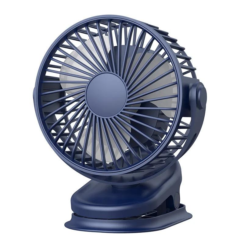 Mini USB Fan Rechargeable Battery Fan with Timer Strong Wind 3 Speed Desktop Portable Quiet Office Camping Outdoor