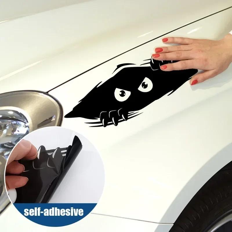 Interesting Peep Monster Car Stickers, Vinyl Film, Decorations, Automatic Style