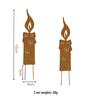 Rusty Metal Bird Silhouette: Retro Garden Tree Ornament