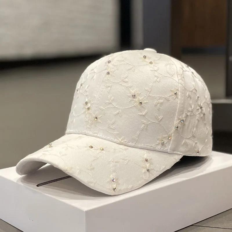 

New Baseball Cap Spring Summer Solid Sunhat Letters Embroidered Men Women Unisex-Teens Cotton Snapback Caps Hip Hop Fishing Hat белый