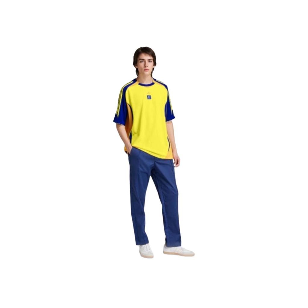 adidas X NTS Radio Jersey Collegiate Royal/Beam Yellow Heren Streetwear JI5146