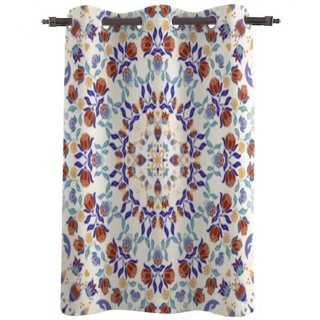 Stuffed Pattern Cat Stick Figures Window Curtains Living Room Decor Curtains for Bedroom Luxury Home Decor Flat  Window