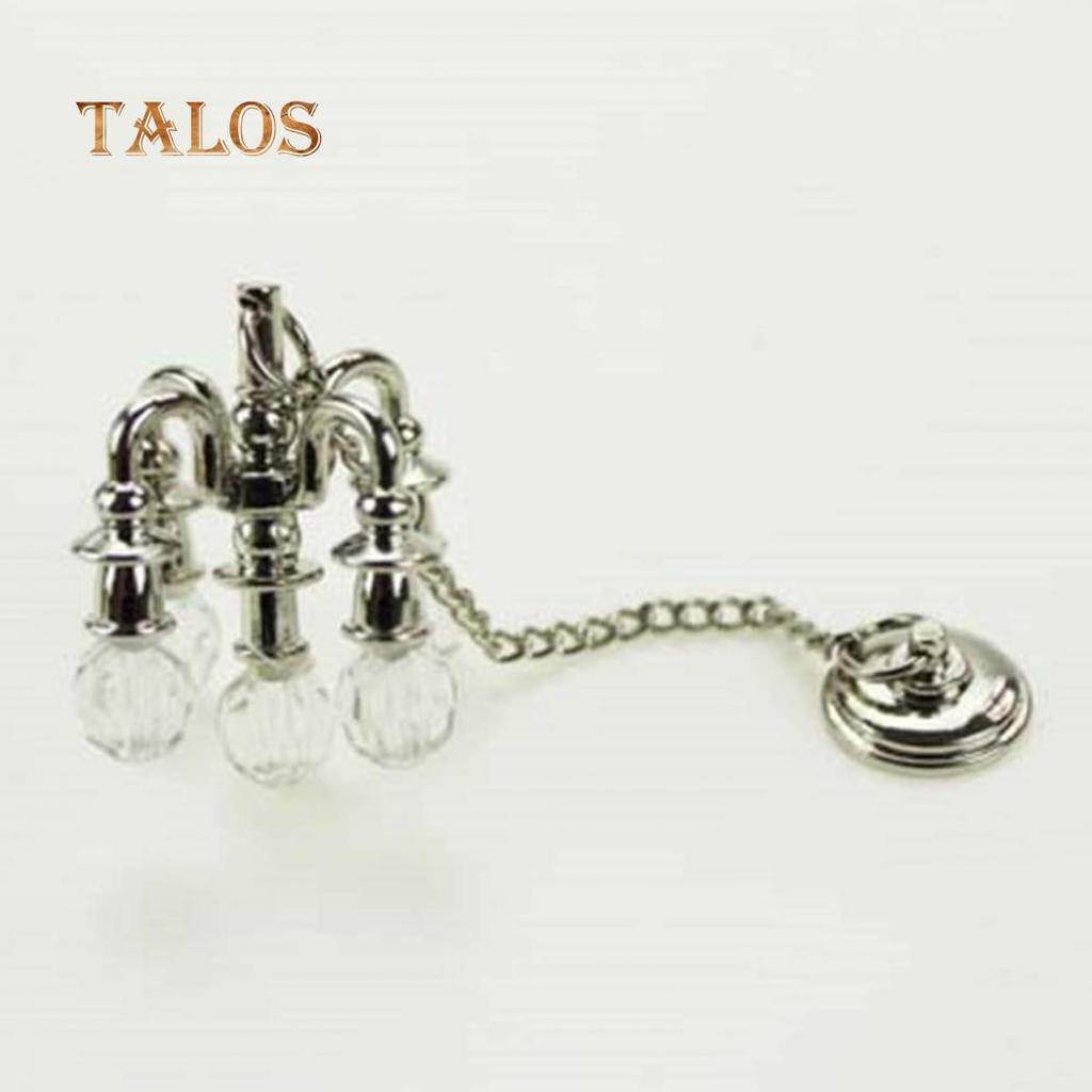 Puppenhaus Miniaturmöbel 1:12 Puppenhaus Zubehör Mini Lampe Kronleuchter Spielzeug für alle Altersgruppen