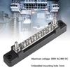 12V Electrical Terminal Block M6 Stud Bus Bar Electric Power Distribution Block  Marine