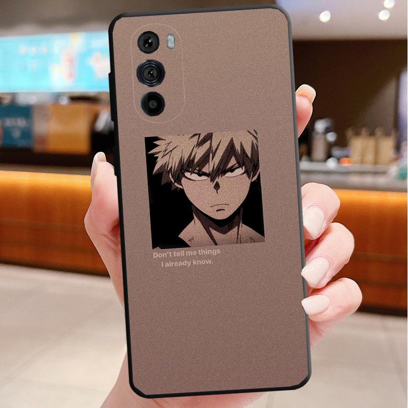 Phone Case For Motorola Edge 50 40 Pro 60 50 40 30 Ultra Neo Fusion Moto G85 G72 G53 G54 G84 G13 G32 Anime My Hero Academia