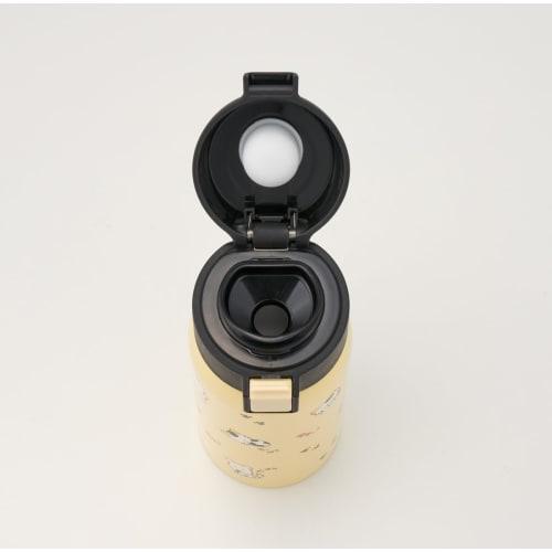 Skater Tama & Friends 350ml Stainless Steel Water Bottle with One-Touch Opening, Double-Sided Vacuum Insulation, Direct Drinking, and One-Touch Openin