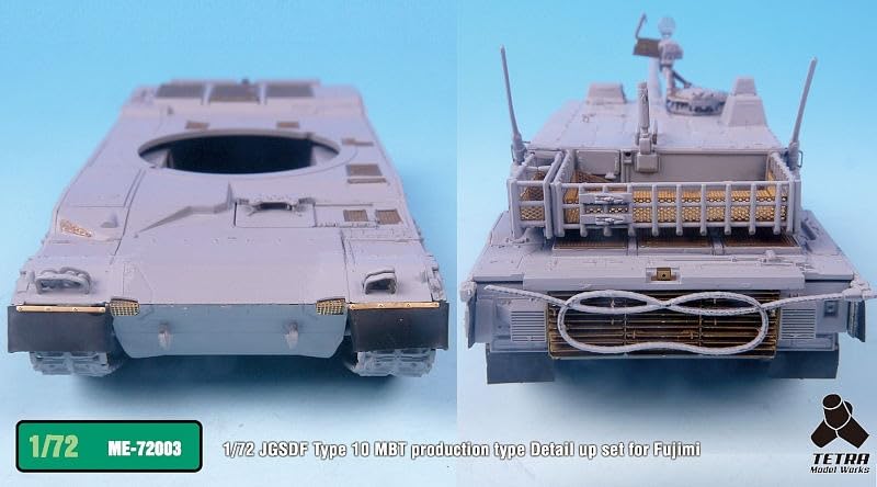 Tetra Model ME Serie JGSDF Typ 10 Serienpanzer Plastikmodellteile ME7203 1/72 (F-Kompanie)