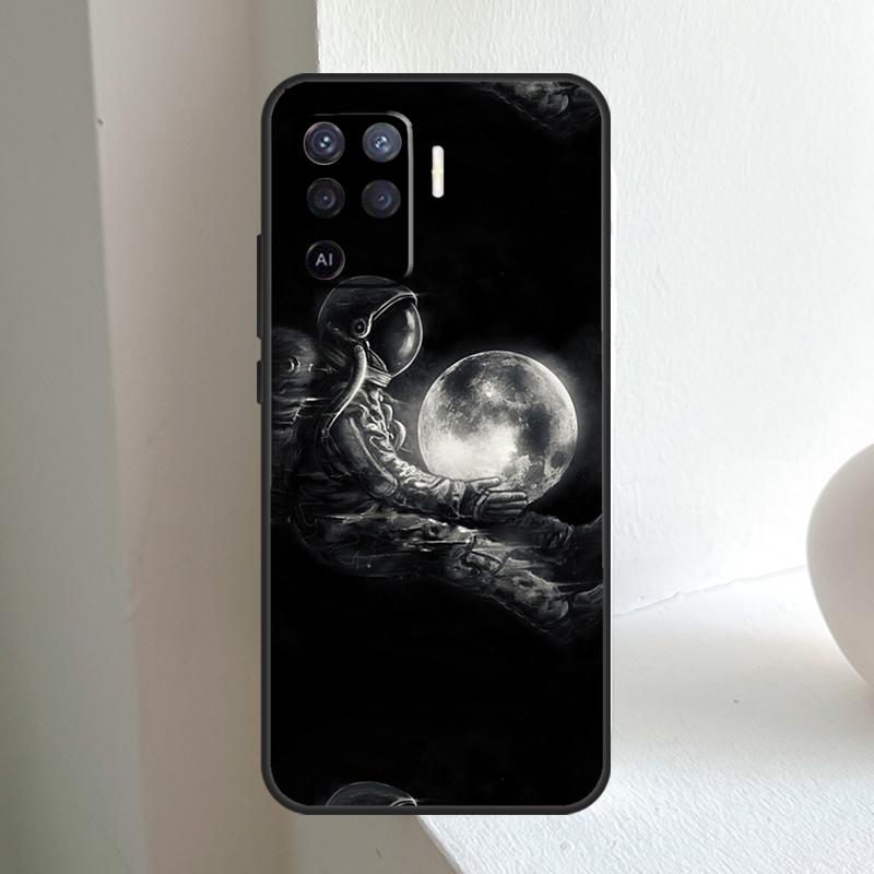 Outer Space Planet Stars Moon For OPPO A74 A54 A94 A17 A57 A15 A16 A76 A96 A18 A38 A58 A78 A98 A40 A60 A80 A5 A6 Pro Case