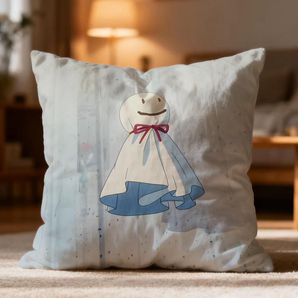 Popular W-WWeathering With You Cushion Cover Soft Washable Pillow Case Multi-Scene for Couch Bed Travel Office Use