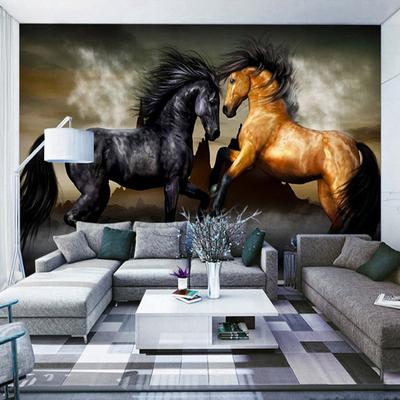 High Quality Custom Photo Wallpaper Horse Living Room Sofa Bedroom Background Wall Paper Mural