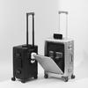 PACKAGE FASHION All-Aluminum Magnesium Alloy Front-Open Luggage