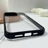 Transparente Harte Acryl Handyhülle Für iPhone 14 15 Pro Max Stoßfeste Hülle Funda iPhone 11 12 13 Pro Silikonrahmen Rückseite