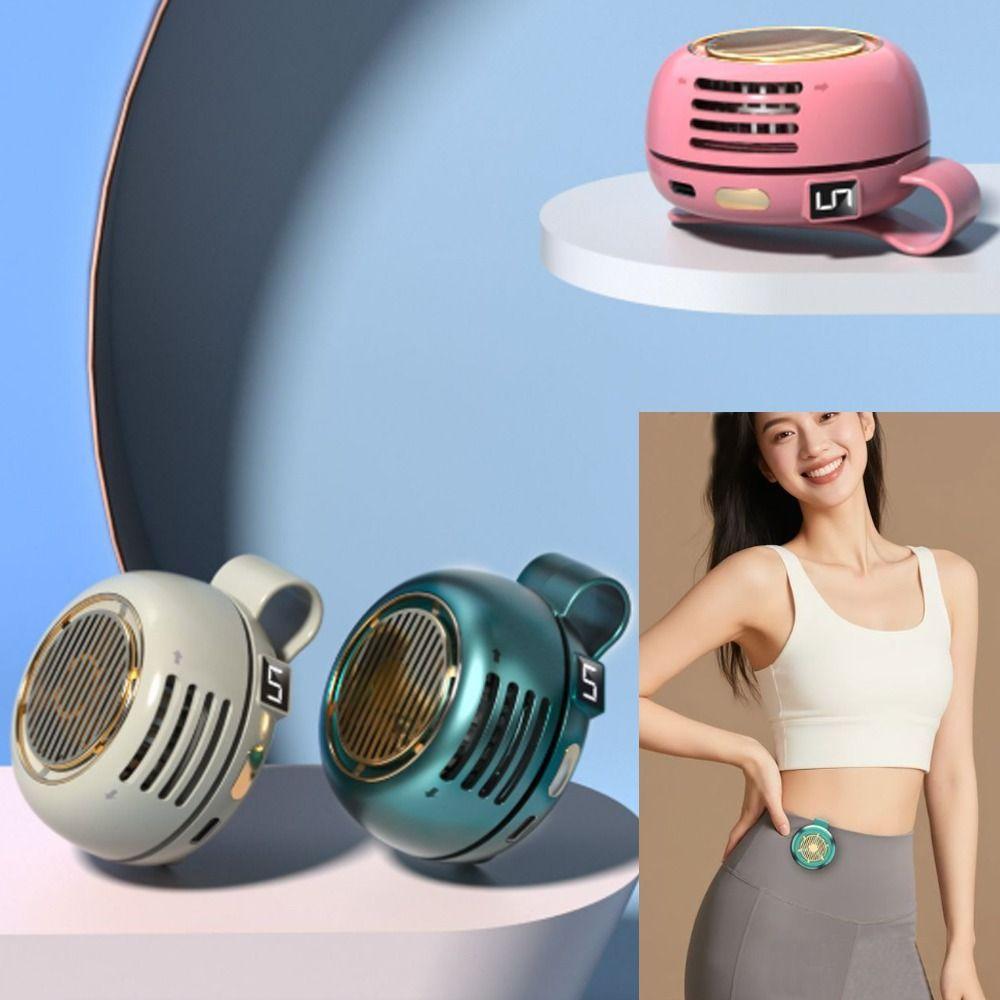 360 Degree Adjustable Suspended Waist Fan Long-Lasting Pocket Fan