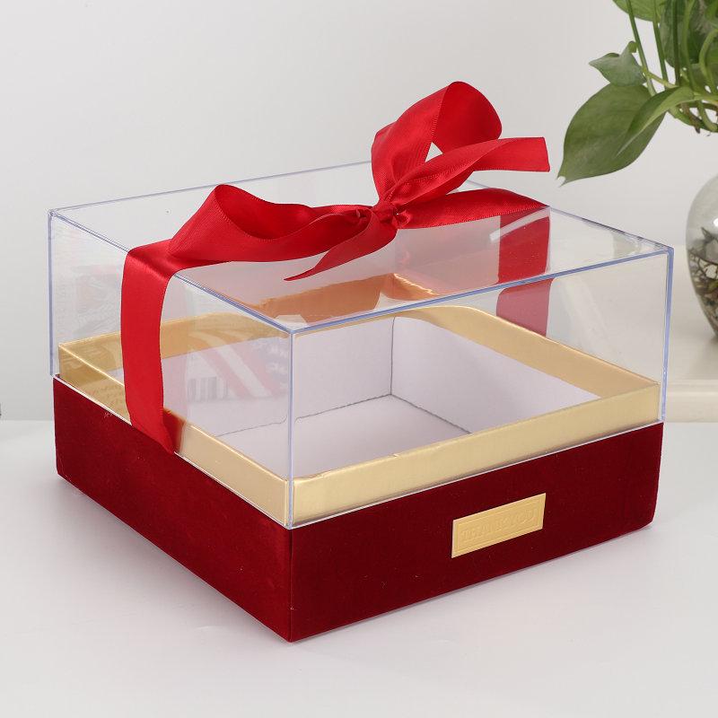Elegant Acrylic Gift Box for Weddings, Christmas, Valentine's Day & Festives