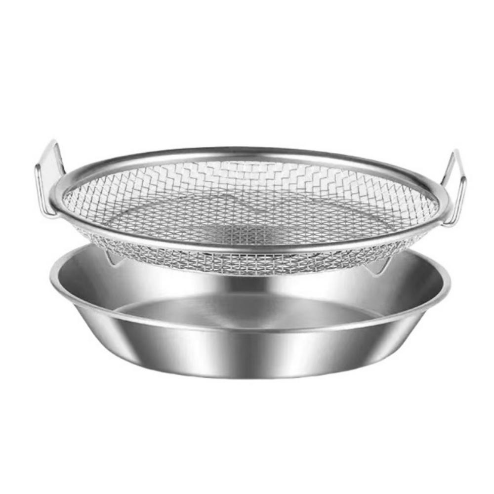 

Нержавеющая сталь Кухонный фильтр для растительного масла 18-26 см Пластина-фильтр для остатков масла Гриль 18cm