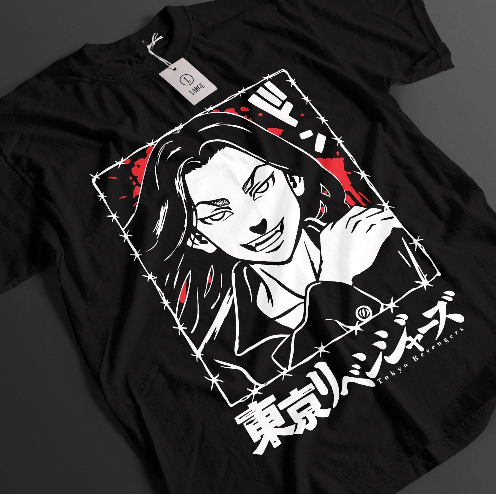 Футболка Tokyo Revengers Мандзиро Сано Футболка Майки Футболка Дракена Футболка Такэмичи Топ 4XL