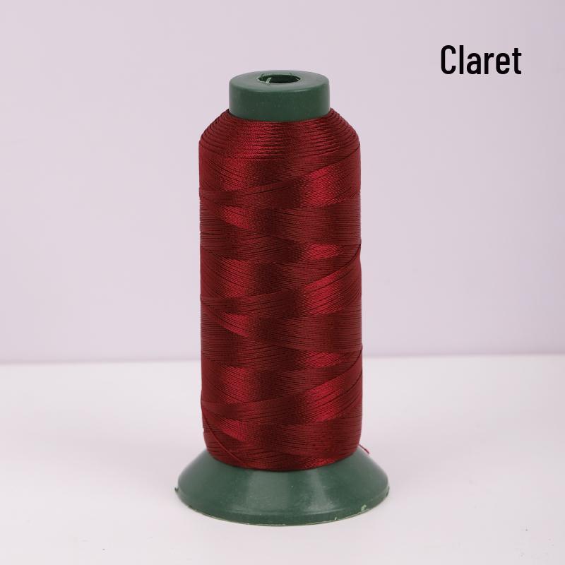 Sewing Machine Leather Thread: 210D/3 Ply High-Strength Mercersized Nylon for Handcrafts, Sofas, and Thick Fabrics