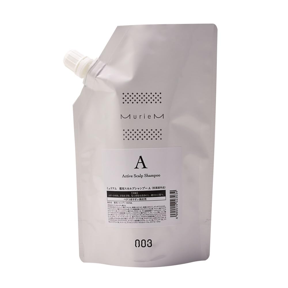 

Number Three Murium Medicated Scalp Shampoo A 500ml Refill