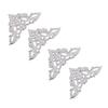 Leg Jewelry Box Home Decor Furniture Hardware Corner Brackets Decorative Protector Scrapbook Album