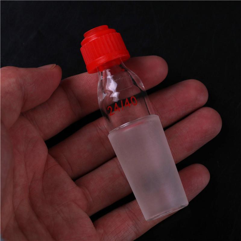 24/40 Glasthermometer-Adapter mit Gewinde, Bodenhahnverbindung, Laborzubehör