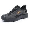 Spring New Hiking Shoes Men's Outdoor Breathable Comfortable Walking Shoes Versatile Casual Shoes One Pedal Soft-soled Dad Shoes