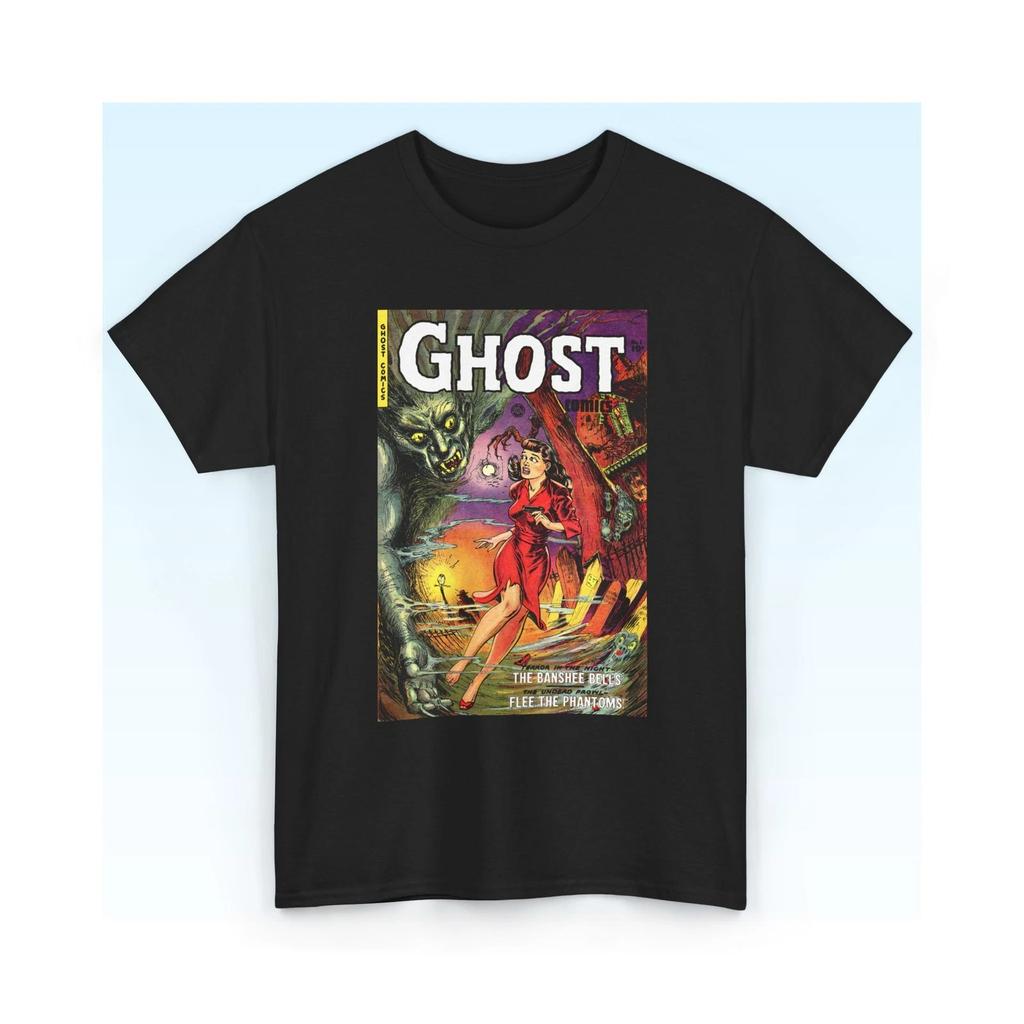 Vintage Ghost Comic Book T-Shirt, Horror Comic Shirt, Gift for Comic Lover S-5XL