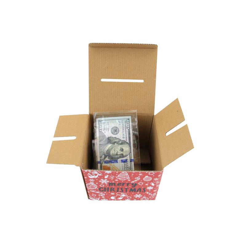 1PC Festive Layered Candy Box with Wrapping Paper Paper  Box 13.5x13x11cm