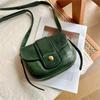 Johnature Retro Versatile Saddle Bag High End Shoulder Crossbody Bags Handmade Genuine Leather Women's Bag