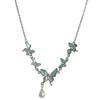 Butterfly Encrusted Exquisite Pearl Necklace For Women Chic And Unique Design