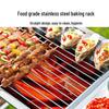 Portable Folding Stainless Steel Charcoal BBQ Grill