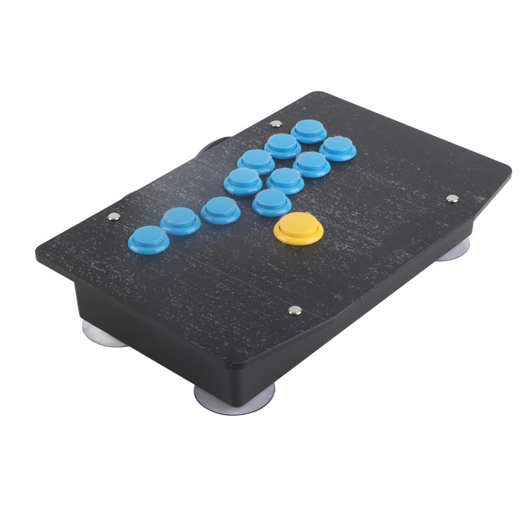 Arcade Controller 12 Keys Supports SOCD All Button Arcade Fight Stick with Turbo Function for Game