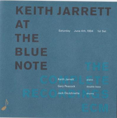 CD KEITH JARRETT - At the Blue Note: First Set ECM1577 ECM Records 1995 US Jazz Used
