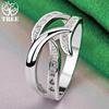 New 925 Sterling Silver Noble Shiny Elegant AAA Zircon Ring For Women Rings Fashion Party Birthday Banquet Wedding Charm Jewelry