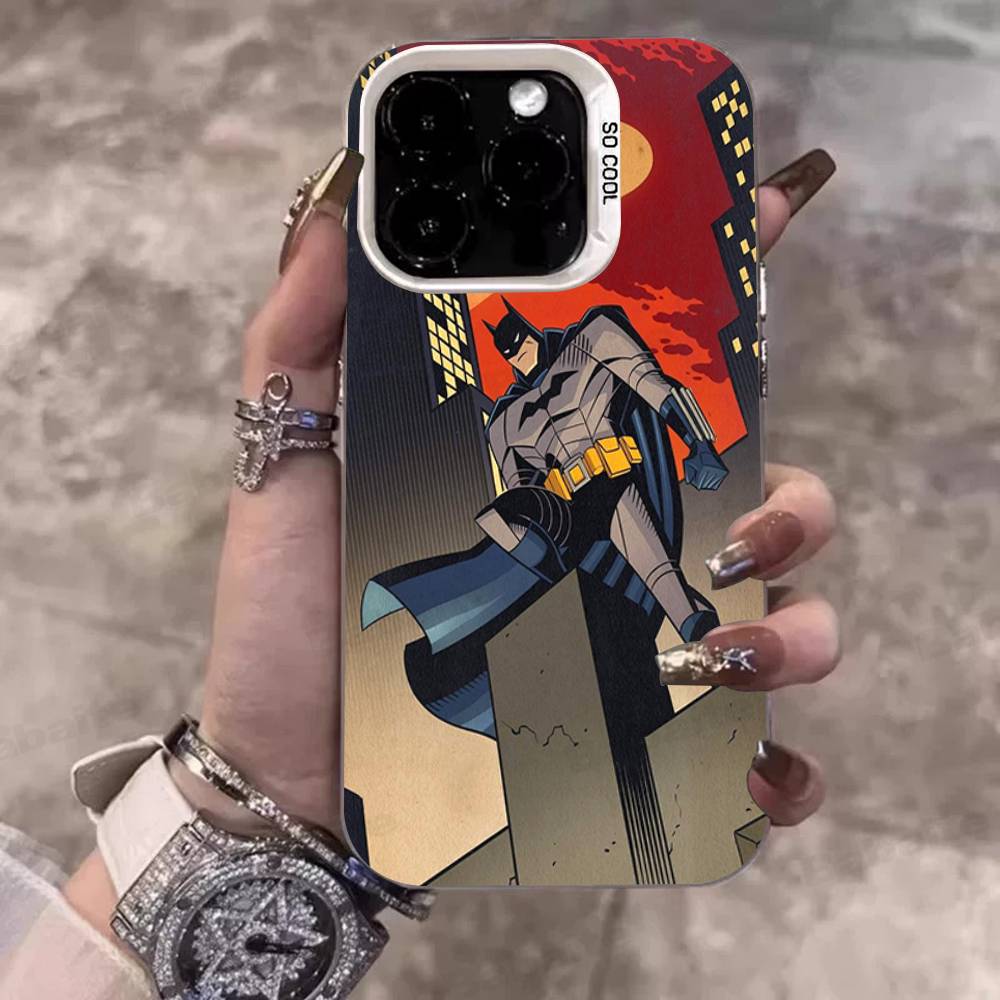 

Чехол для телефона W-Batmans-r для iPhone 16 15 14 13 12 11 17 Pro Max Plus Цвет Серебристый Корпус iPhone 14 plus